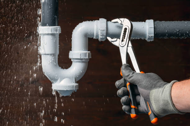 Professional Emergency Plumber technician working in Hecker, IL